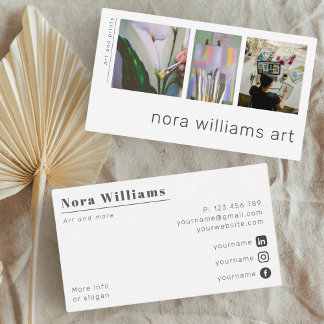 Visita Art diseño artista diseñador foto Tarjeta de prese