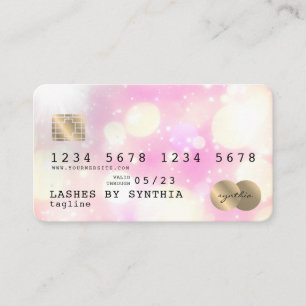 Visita Arte boho de Unicorn Estilo de tarjeta de crédito 