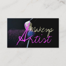 Visita Artista de Maquillaje, Cosmetología, Tarjeta de Ne