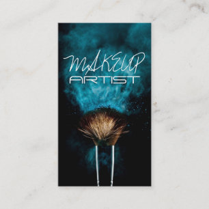 Visita Artista de maquillaje, cosmetología, tarjeta de vi