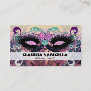 Visita Artista de Maquillaje de Belleza Tarjeta de Presen
