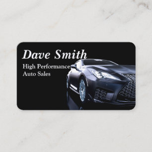 Visita Auto Detailing Car Wash Elegante Tarjeta de Negoci