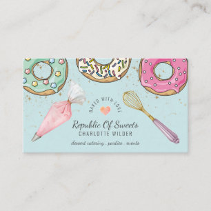 Visita Baker Postres Tarjeta de presentación de utensilio