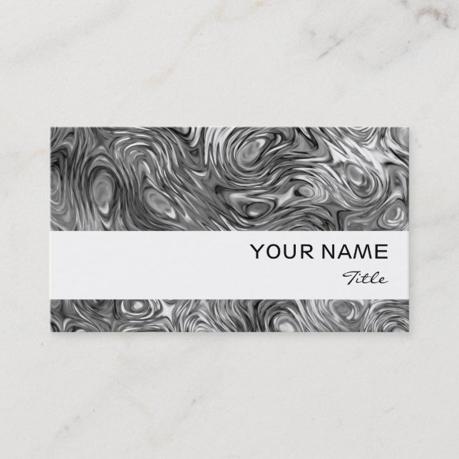 Visita Banda blanca de la tarjeta de presentación de impr (Anverso)