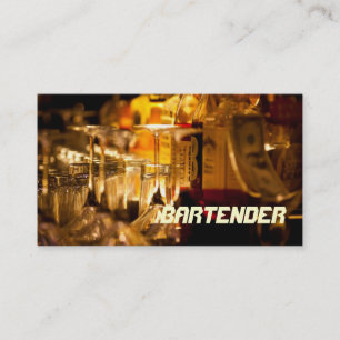 Visita Bartender , Club, Vida nocturna , Tarjeta de visit