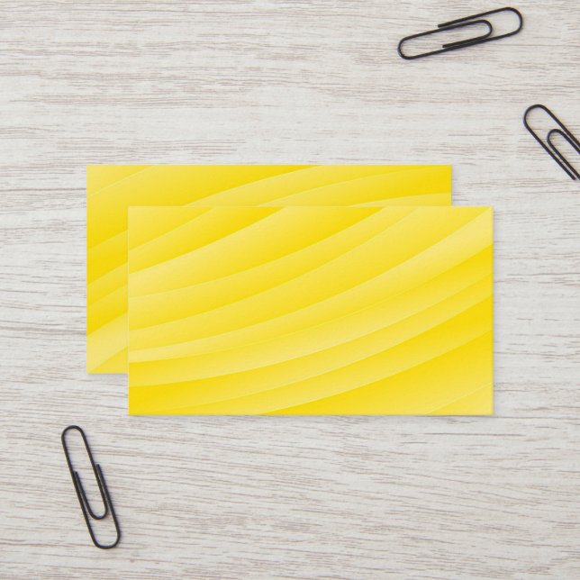 VISITA BLANCO CREAR TU PROPIA TARJETA DE NEGOCIO AMARILLA (Anverso/Reverso In Situ)