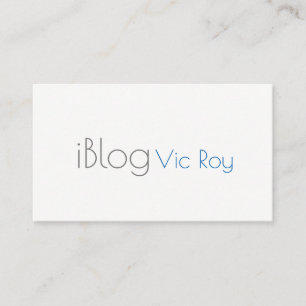 Visita Blogger, Medios Sociales, Síganme Tarjeta De Negoc