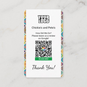 Visita BOHO Google Review Tarjeta De Negocio Con Google M