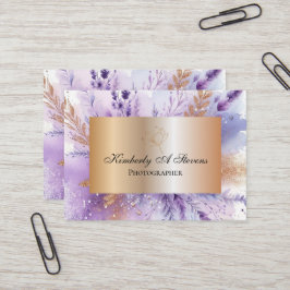 Visita Bonita tarjeta de autobús de Lavender II de 3,5" x