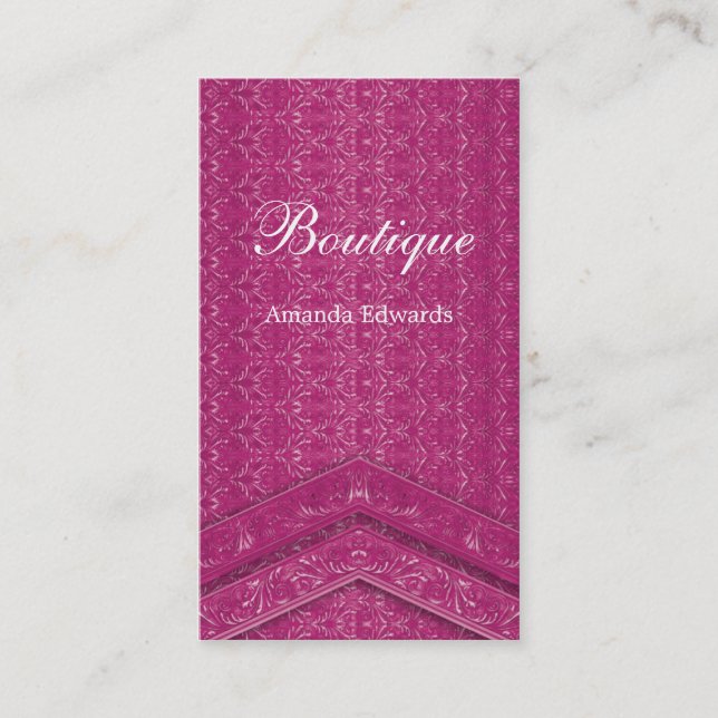 Visita Boutique - Tarjeta de presentación (Anverso)