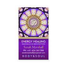 Buda OM Yoga Meditación Tarjeta de Negocios