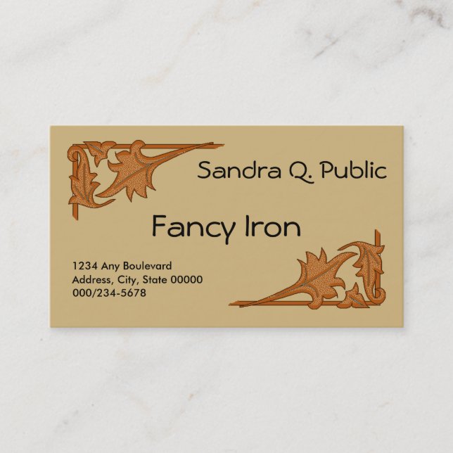 Visita Bus. Tarjeta - Corchetes de leafy (Anverso)