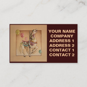 Visita Business - Tarjeta de perfil - Concurso de caballo