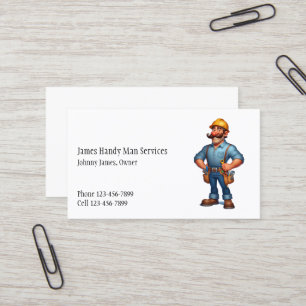 Visita Caja de herramientas de hombre práctico tarjeta de