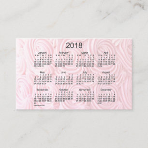 Visita Calendario que hiela rosado 2018 por la tarjeta de