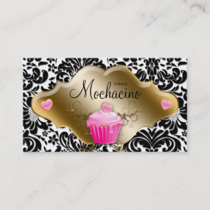 Visita Caramelo del rosa de la magdalena de la tarjeta de