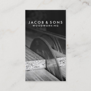 Visita Carpintería Carpintería Tarjeta de presentación de