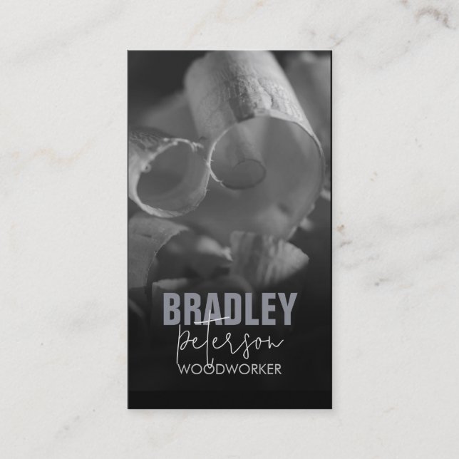 Visita Carpintería Carpintería Tarjeta de presentación de (Anverso)