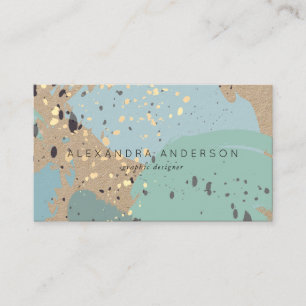 Visita Cepillo gris azul roza tarjeta de presentación de 