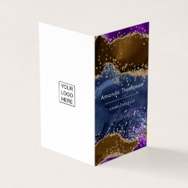 Visita Cepillo negro y neón roza tarjeta de presentación