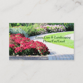 Visita Césped inglés del jardín y ajardinar la tarjeta de