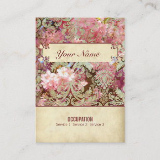Visita CherryBlossom No.47 - Tarjeta de perfil para empre