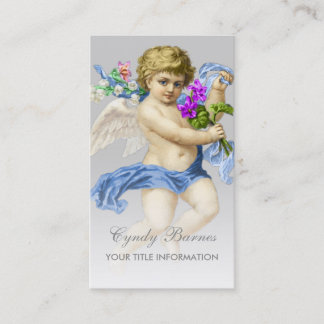 Visita Cherub con barra azul en cualquier tarjeta de visi
