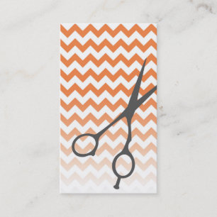 Visita Chevron Shears Barber/Cosmetólogo Tarjeta de visi