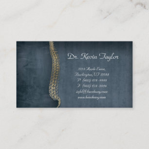 Visita Chiropractor Tarjeta de Negocios Chiropráctica Spi