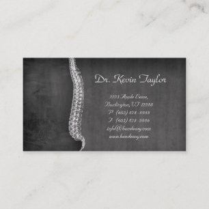 Visita Chiropractor Tarjeta de Negocios Chiropráctica Spi