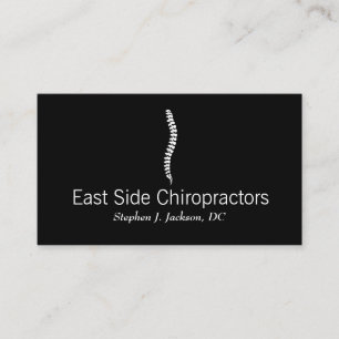 Visita Chiropraxia Chiropractica Tarjeta de presentación