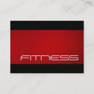 Visita Chubby Trend Black Red Fitness Sport Tarjeta de pr