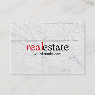 Visita Chubby Wall Real Estate Agent Tarjeta de Negocios