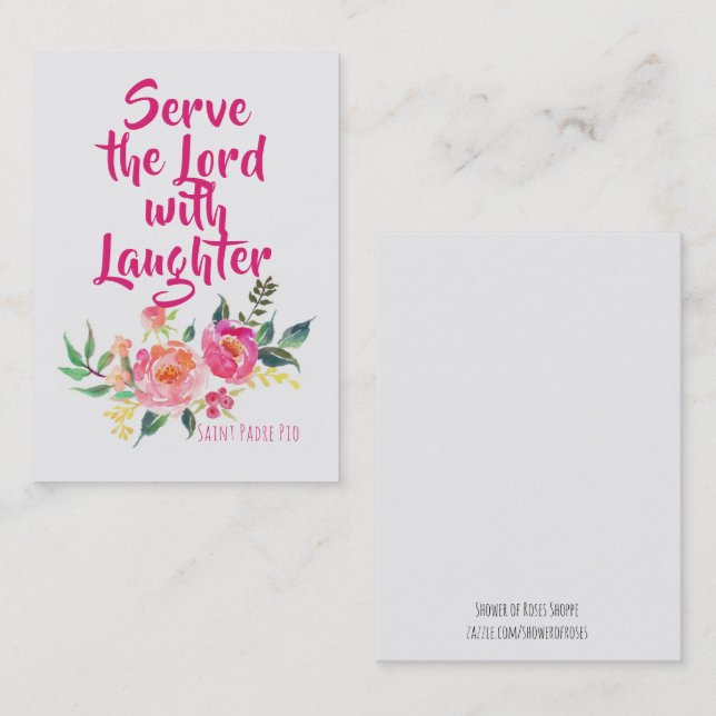 Visita Cita del St. Padre Pio con la tarjeta santa de las (Anverso / Reverso)