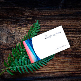 Visita Código QR abstracto minimalista tarjeta de present