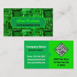 Visita Código QR de Tarjeta de Circuito Impreso Profesion