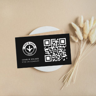 Visita Código QR de Tarjeta de Negocios Diseño Moderno