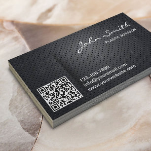 Visita Código QR metalizado Tarjeta de presentación para 