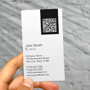 Visita Código QR moderno - Tarjeta de presentación del 