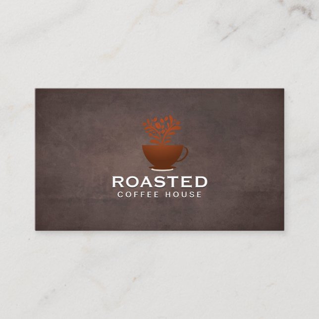 Visita Coffee Pot Beans | Tarjeta de presentación Barista (Anverso)