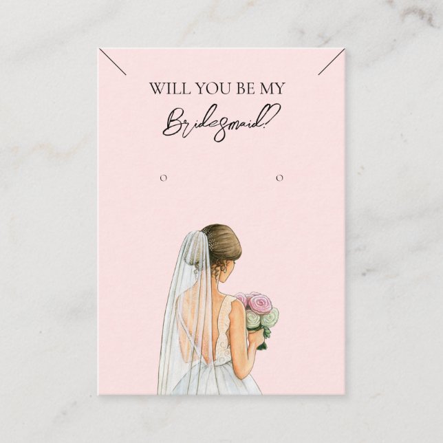 Visita Collar de la dama de honor y tarjeta de visualizac (Anverso)