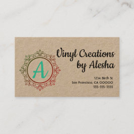 Visita Colorida tarjeta de presentación Mandala - ¡Person