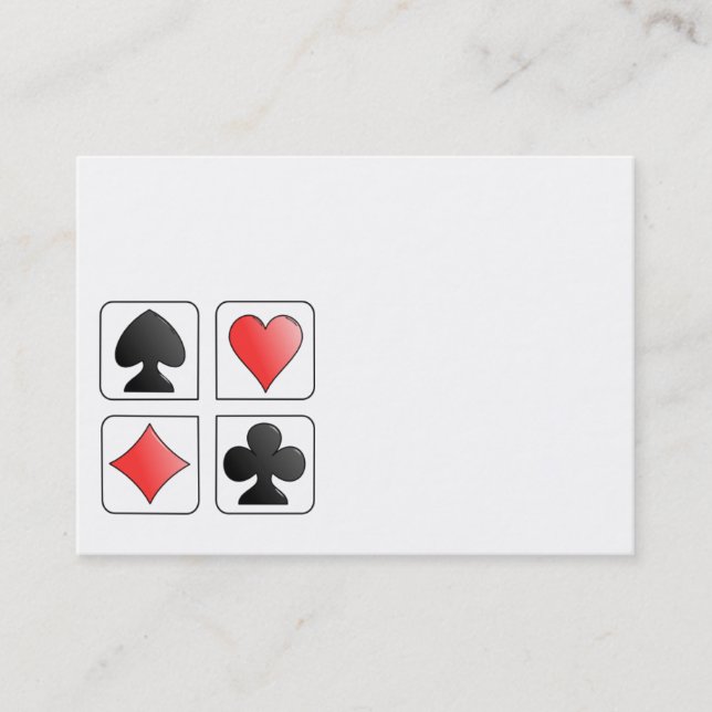 Visita complete usted mismo tarjeta de visitas (Anverso)