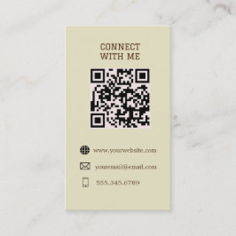 Visita Conectarse conmigo - Tarjeta de código QR Personal