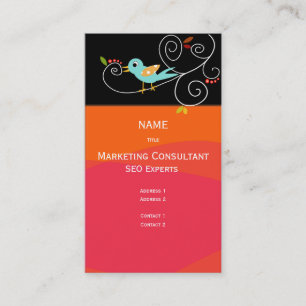 Visita Consultor de marketing SEO de tarjeta de empresa