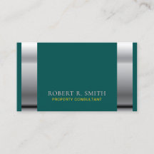 consultor de propiedades, tarjeta de presentación 