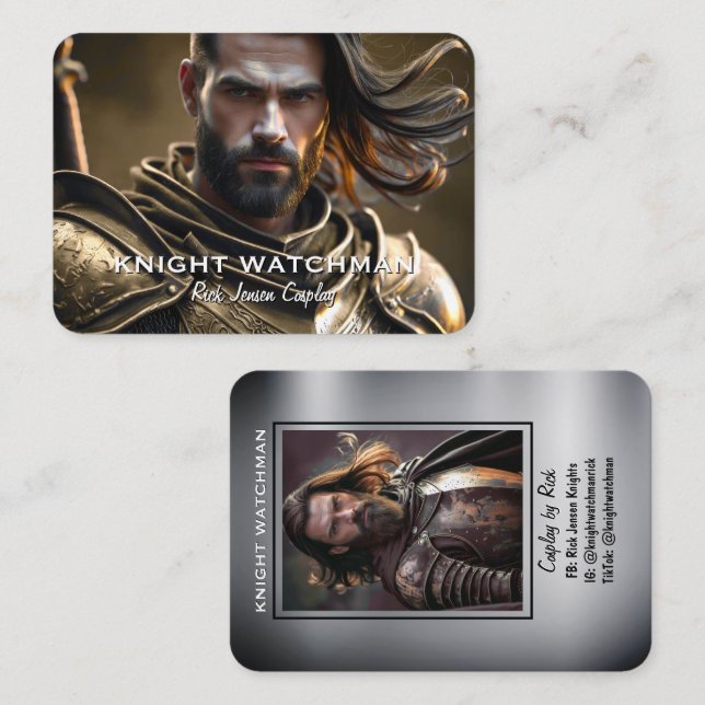 Visita Coscard de sombra | Tarjeta de intercambio de coju (Anverso / Reverso)