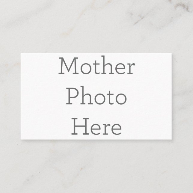 Estándar. 8.9 cm x 5.1 cm Tarjeta de visita (Anverso)