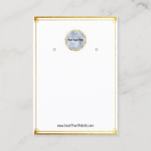 Visita Crea tu tarjeta de presentación de aretes con logo