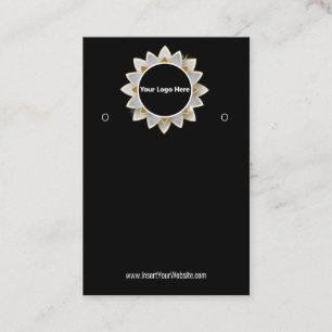 Visita Crea tu tarjeta de presentación de aretes con logo